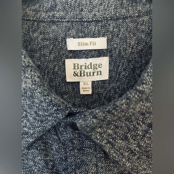 Bridge and Burn The Cole Slim Shirt // Men’ s XL - Picture 5 of 6